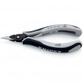 KNIPEX (34 52 130 ESD) Präzisions-Elektronik-Greifzange ESD mit Mehrkomponenten-Hüllen brüniert