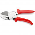 KNIPEX (94 55 200) Amboss-Schere mit Kunststoff-Hüllen verchromt