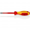 KNIPEX (98 24 02 SLS) Schraubendreher (Slim) PlusMinus Phillips® isolierender Mehrkomponenten-Griff, VDE-geprüft brüniert