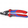 KNIPEX (95 12 160 SB) KNIPEX StepCut® Kabelschere mit Comfort-Griffen brüniert