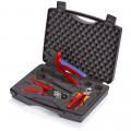 KNIPEX (97 91 03) Werkzeugkoffer für Photovoltaik 1 x 12 12 12, 1 x 95 16 165, 1 x 97 43 200 A