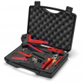 KNIPEX (97 91 04 V01) Werkzeugkoffer für Photovoltaik für Solar-Steckverbinder MC4® (Multi-Contact) 7-teilig