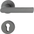 NW-HOPPE Rosettengarnitur (Aluminium F7302 Struktur / PZ) - 12254940