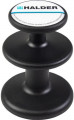Halder Magnethalter Ø 65 mm schwarz - 3688.003