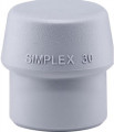 Halder Schonhammerkopf (Kopf-Ø 30 mm / TPE-mid grau mittelhart) - 3203.030