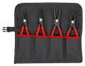 NW-KNIPEX Präzisionssicherungsringzangen-Satz (4-teilig in Rolltasche / 19 - 60 mm) - 00 19 57 V01