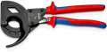 NW-KNIPEX Kabelschneider (Gesamtlänge 320 mm max. 60 (600 mm²) mm / poliert Mehrkomponenten-Hüllen) - 95 32 320