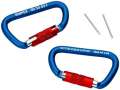 NW-KNIPEX Materialkarabiner (Länge 81 mm / mit Schraubverschluss) - 00 50 03 T BK