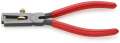 NW-KNIPEX Abisolierzange (Länge 160 mm / poliert Kunststoffüberzug) - 11 01 160
