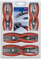 NW-KNIPEX Präzisionssicherungsringzangen-Satz 8-teilig - 00 20 04 SB