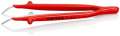 NW-KNIPEX Präzisionspinzette Länge 150 mm 45° gewinkelt - 92 37 64