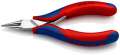 NW-KNIPEX Elektronik-Greifzange (Gesamtlänge 115 mm / rundspitze Backen Form 3) - 35 32 115