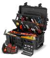 NW-KNIPEX Werkzeugkoffer (63-teilig / Koffer aus schlagfestem Polypropylen) - 00 21 37