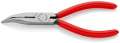 NW-KNIPEX Flachrundzange (Länge 160 mm flach/rund 40° gewinkelt / poliert Kunststoffüberzug) - 25 21 160