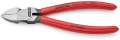 NW-KNIPEX Seitenschneider für Kunststoffe (Länge 160 mm / Kopf poliert gerade) - 72 01 160