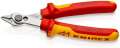 NW-KNIPEX Elektronik-Seitenschneider (Länge 125 mm Form 0 / Facette nein VDE) - 78 06 125