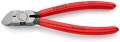 NW-KNIPEX Seitenschneider für Kunststoffe (Länge 160 mm / Kopf poliert 45° gewinkelt) - 72 11 160