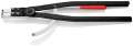 NW-KNIPEX Sicherungsringzange (für Bohrungen Ø 122 - 300 mm / 90° gewinkelt) - 44 20 J51