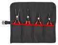 NW-KNIPEX Präzisionssicherungsringzangen-Satz (4-teilig in Rolltasche / 12 - 60 mm) - 00 19 57