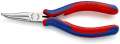 NW-KNIPEX Elektronik-Greifzange (Gesamtlänge 145 mm / flachrunde Backen Form 8) - 35 82 145