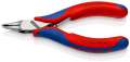 NW-KNIPEX Elektronik-Vornschneider (Länge 120 mm / Form 6 Facette ja, kleine spiegelpoliert) - 64 62 120