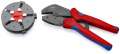 NW-KNIPEX Crimpzange (Länge 250 mm / 3 Wechseleinsätze) - 97 33 01