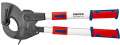 NW-KNIPEX Kabelschneider (Gesamtlänge 630 mm 60 (740 mm²) mm / brüniert Mehrkomponenten-Hüllen) - 95 32 060