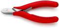 NW-KNIPEX Elektronik-Seitenschneider (Länge 115 mm Form 0 / Facette ja Kunststoffüberzug) - 77 01 115