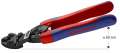 NW-KNIPEX Kompaktbolzenschneider (Länge 200 mm Mehrkomponenten-Hüllen / 20 ° Form 2 ohne Aussparung) - 71 22 200