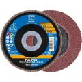 PFERD Fächerscheibe (Ø 125 mm Körnung 120 konisch / Stahl/Holz Korund A / Inhalt: 10 Stück) - 67749125