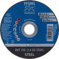 PFERD Trennscheibe (D125x2,4mm gerade / Stahl / Inhalt: 25 Stück) - 61321222