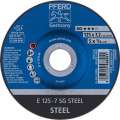 PFERD Schruppscheibe (D125xS7,2mm / gekröpft Stahl / Inhalt: 10 Stück) - 62212626