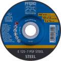 PFERD Schruppscheibe (D125xS7,2mm / gekröpft Stahl / Inhalt: 10 Stück) - 62012634