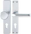 NW-HOPPE Langschildgarnitur (Aluminium F1 / PZ 72 mm) - 6271340
