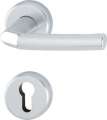 NW-HOPPE Rosettengarnitur (Aluminium F1 / rund PZ) - 3067315