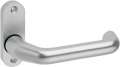 Dieckmann Profiltürdrückerlochteil (Aluminium F1 / oval 8 mm) - 1391/0000/01