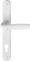 NW-HOPPE 1/2 Profiltür-Garnitur (Aluminium F9016 / PZ) - 3256845