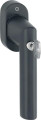NW-HOPPE Fenstergriff (Edelstahl 32-42 mm / F9714M schwarz matt abschließbar) - 12237322