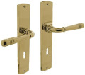 MATADOR Langschildschildgarnitur (Zamak F3 Messing / BB 72 mm) - 0013.170526