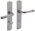 MATADOR Langschildschildgarnitur (Zamak Verchromt / WC 72 mm) - 0016.170569