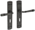 MATADOR Langschildschildgarnitur (Zamak F77 Grau / BB 72 mm) - 0021.170526