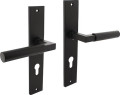 MATADOR Langschildschildgarnitur (Zamak F71 schwarz / PZ 72 mm) - 0023.174236