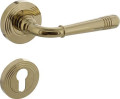 MATADOR Rosetten-Drückergarnitur (Zamak F3 Messing / PZ) - 0013.172505
