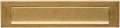 MATADOR Briefeinwurf (Edelstahl Messing / rechteckig) - 11400002
