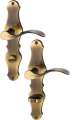 NW-HOPPE Langschildgarnitur (Messing F73 / SK/OL 78 mm) - 8167462