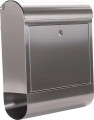 Edding Briefkasten (Höhe 435 mm Breite 385 mm Tiefe 140 mm / grau Edelstahl) - T05865