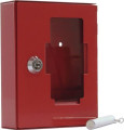 Edding Notschlüsselkasten (H150xB120xT38 mm / rot Stahl Anzahl Haken 1) - T01334