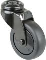 BS ROLLEN Lenkrolle (Rad-Ø 75 mm Tragfähigkeit 75 kg / mit Rückenloch Kunststoff Kugellager) - A801.A85.075.06