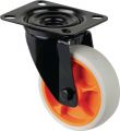 BS ROLLEN Lenkrolle (Rad-Ø 100 mm Tragfähigkeit 110 kg / Lenkrollen Gummi) - L800.B44.101.02