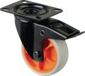 BS ROLLEN Lenkrolle mit Totalfeststeller (Rad-Ø 100 mm Tragfähigkeit 110 kg / mit Feststeller Gummi) - L820.B44.101.02